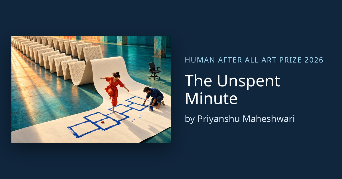 The Unspent Minute by Priyanshu Maheshwari | Human After All Art Prize 2026